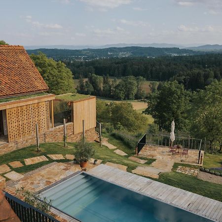 Am Wildbachberg - Luxus Ferienhaeuser Mit Infinitypool, Privatsauna Und Weinkeller 도이치란즈베르그 외부 사진