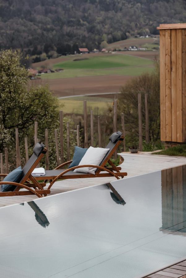 Am Wildbachberg - Luxus Ferienhaeuser Mit Infinitypool, Privatsauna Und Weinkeller 도이치란즈베르그 외부 사진