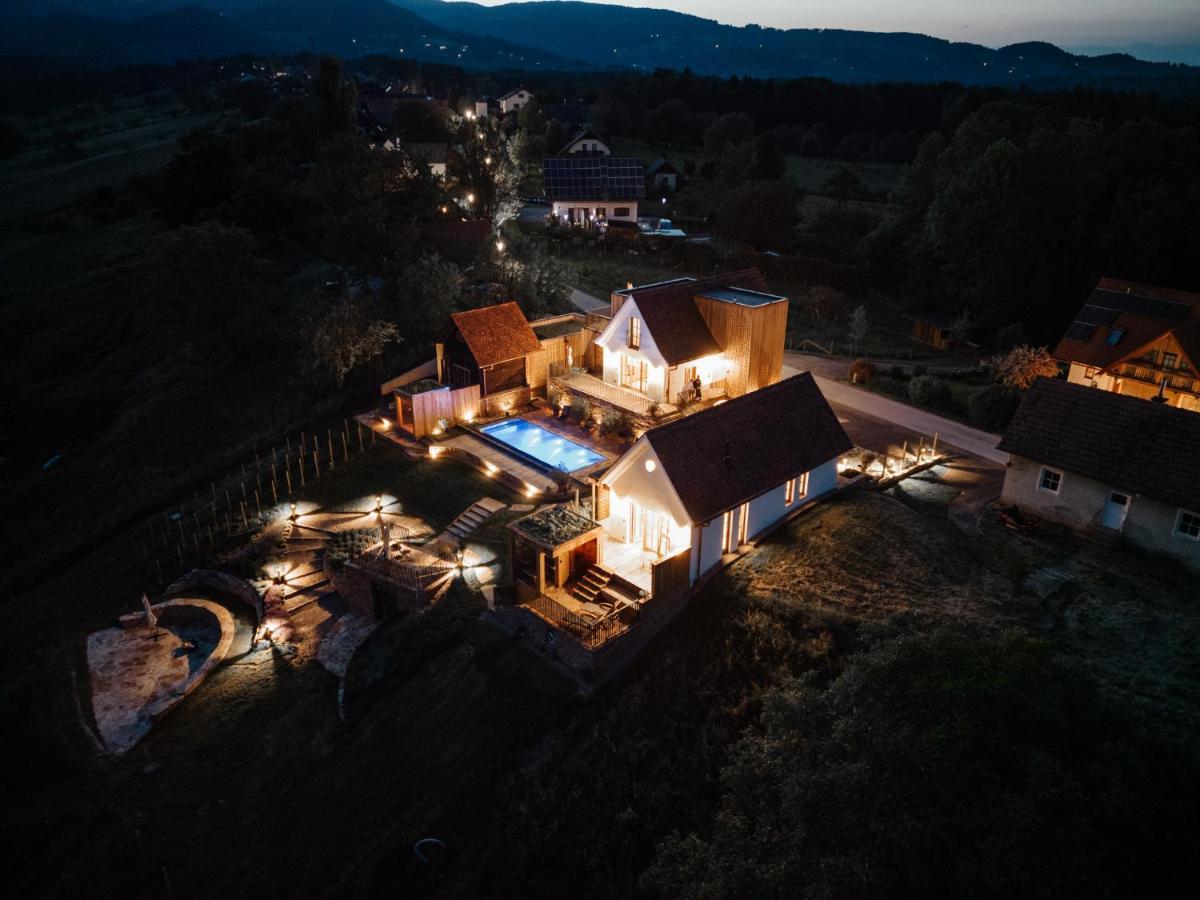 Am Wildbachberg - Luxus Ferienhaeuser Mit Infinitypool, Privatsauna Und Weinkeller 도이치란즈베르그 외부 사진